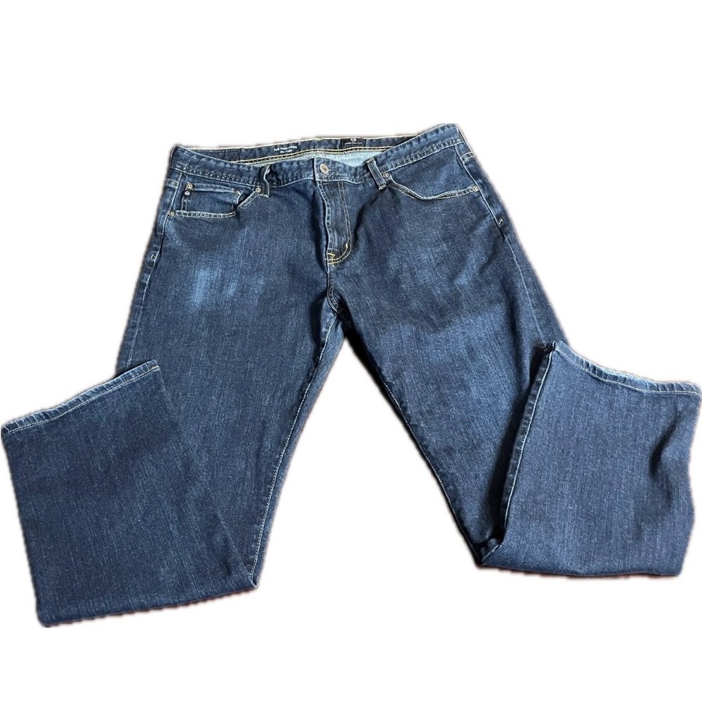 Men’s blue jeans slim straight Adriano Goldschmied pants denim Size 38X32